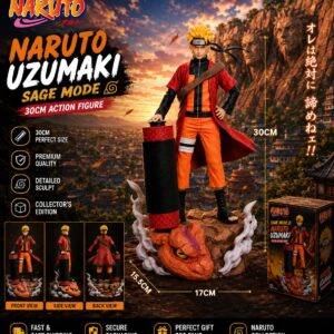 Naruto Uzumaki Sage Mode Action Figure 30 cm PVC Anime Collectible Statue