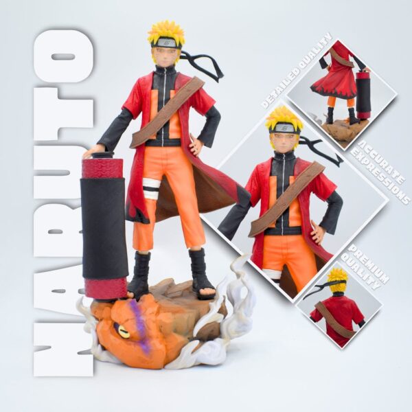 Naruto Uzumaki Sage Mode Action Figure 30 cm PVC Anime Collectible Statue