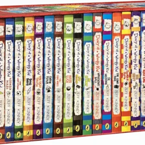 A Library of a Wimpy Kid 1-22 Boxed Set for Kids, Paperback Edition